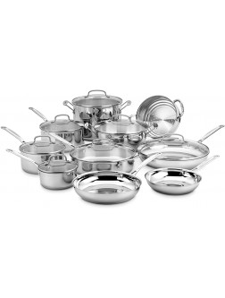 Cuisinart 77-17N Stainless Steel Chef's Classic Stainless 17-Piece Set Silver - BG21R3QXL
