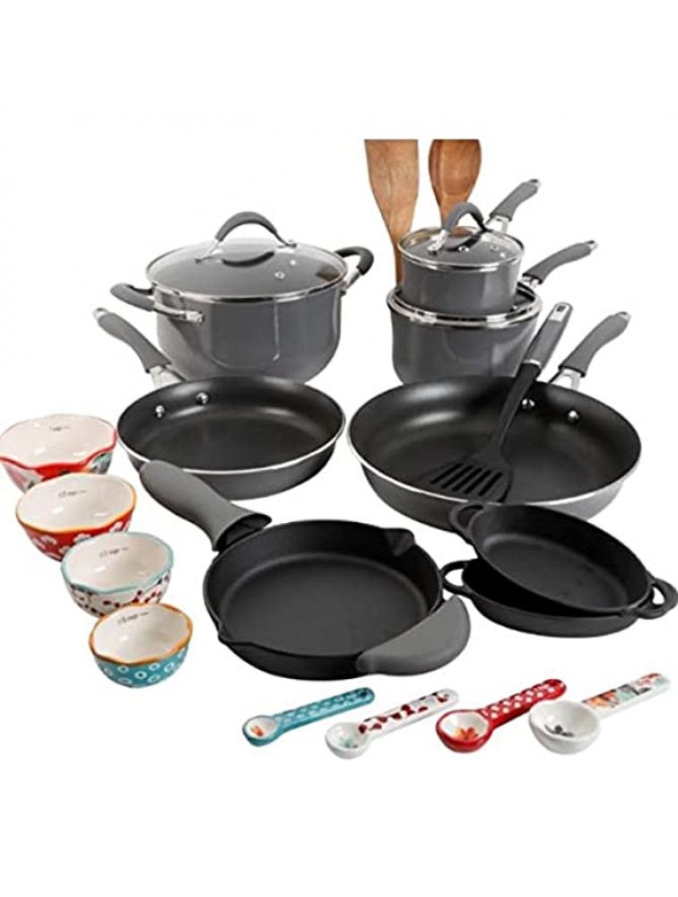The Pioneer Woman Vintage Speckle 24-Piece Cookware Combo Set - BGHSUNY4C
