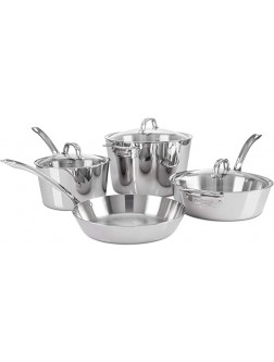 Viking Contemporary 3-Ply Stainless Steel Cookware Set 7 Piece - B6M35NPEO
