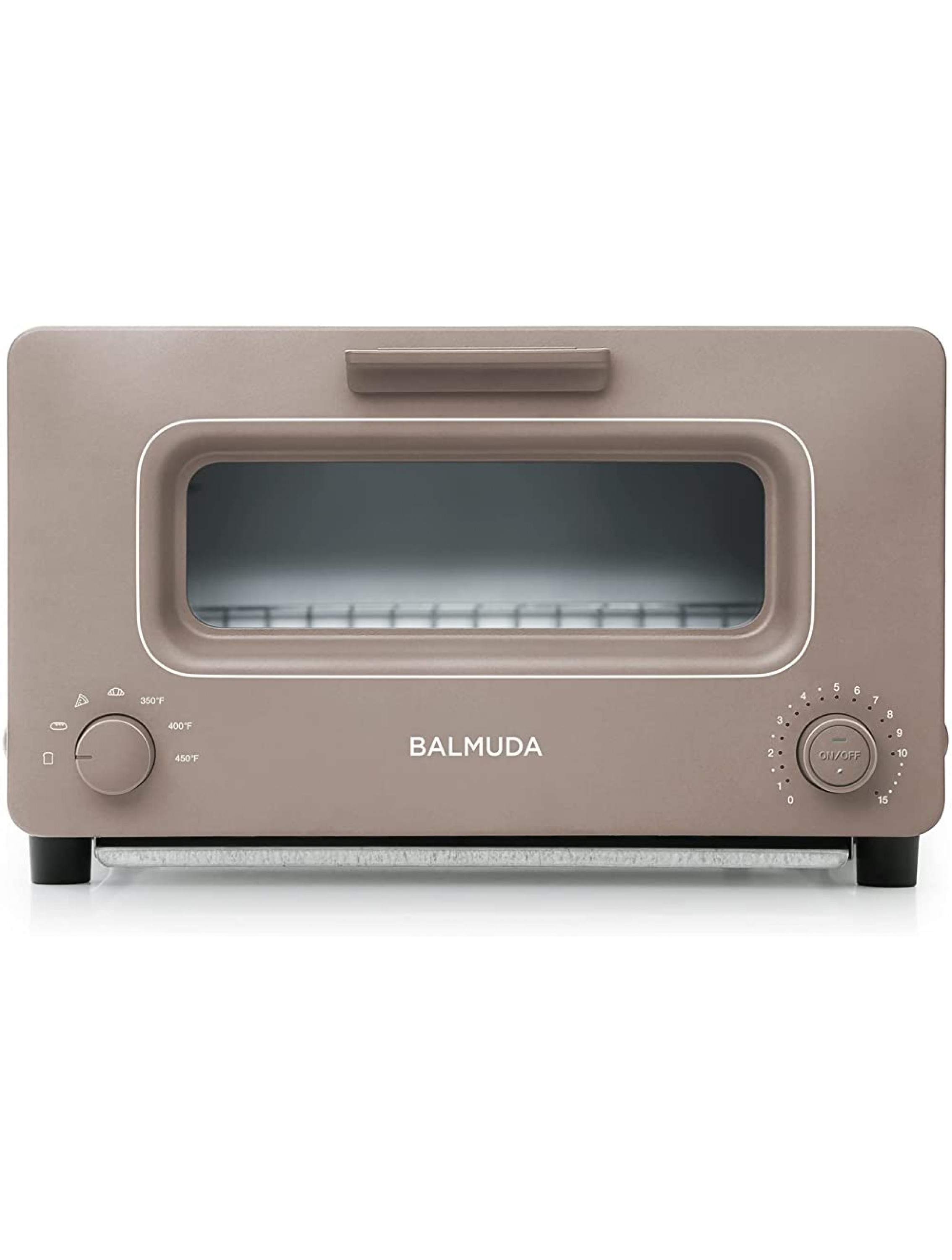 BALMUDA The Toaster | Steam Oven Toaster | 5 Cooking Modes Sandwich Bread Artisan Bread Pizza Pastry Oven | Compact Design | Baking Pan | K01M-WC | Taupe | US Version… - BOIKKNVAU