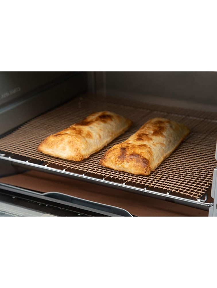 Cooks Innovations Copper Toaster Oven Crisper & Liner Set Crisper Sheet and Liner each 9 x 11 100% Non-Stick - BIJCRT9ZU