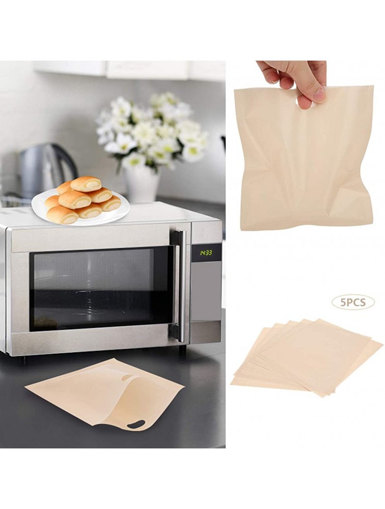 Non Stick Healthy Heat Resistant Toaster Bags Heating Container for Oven for Travel - BD63JIQLX