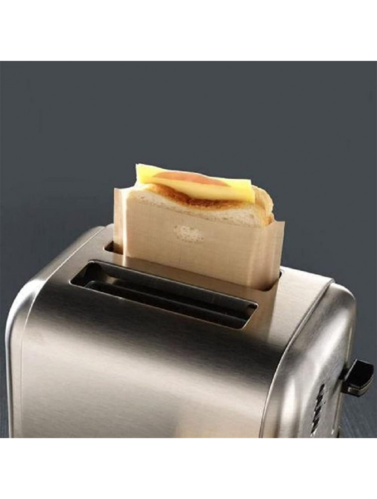 ZHUIGUANG Non Stick Toaster Bags Reusable Sandwiches Grilled Cheese Heat Resistant Microwave Oven Toaster Bags - BJH6QEO6I