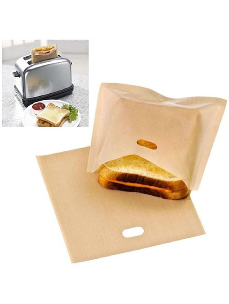 ZHUIGUANG Non Stick Toaster Bags Reusable Sandwiches Grilled Cheese Heat Resistant Microwave Oven Toaster Bags - BJH6QEO6I