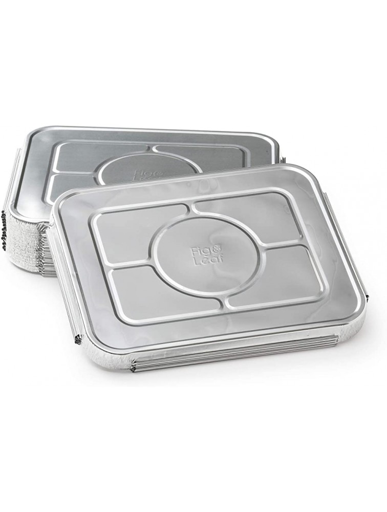 210 Pack Premium Lids for Chafing Pans 9 x 13 Half Deep Pans l Top Choice Disposable Heavy Duty Aluminum Foil Tin Pan Lid Perfect for Roasting Potluck Catering Party BBQ Baking Cakes Pie - B2NWGWBS6